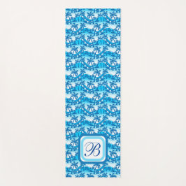 Monogrammierte Summer Palm Trees Yoga Mat Yogamatte