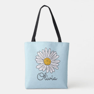 Monogrammierte weiße Daisy-Blumen