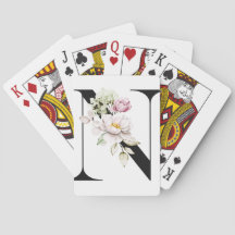 Monogrammierter Buchstabe N | Poker Karten