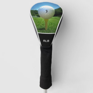 Monogrammierter Golf Ball on T-Shirt Head Cover Headcover