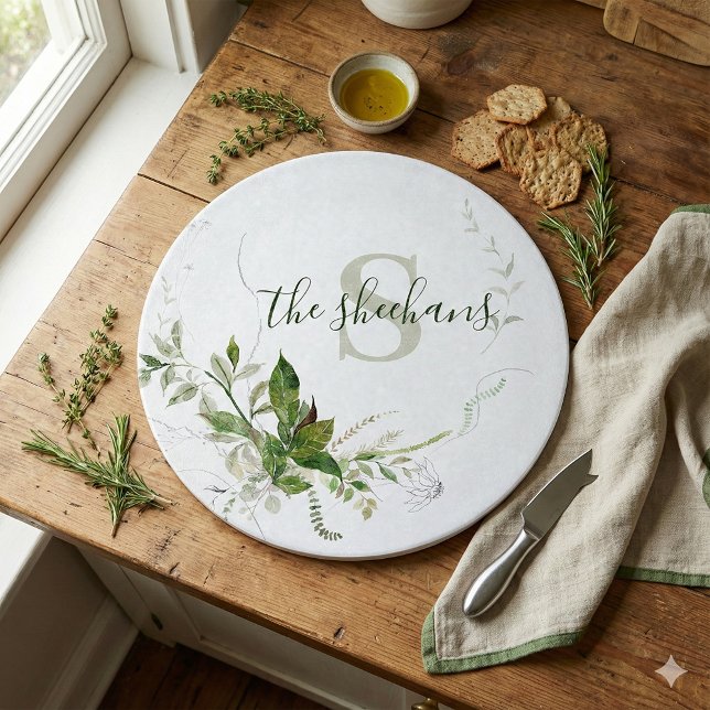 Monogrammiertes Schneidbrett Schneidebrett (This beautiful personalized cutting board would make a wonderful gift for someone special! )
