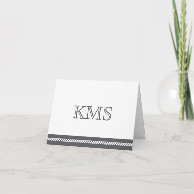 Monogrammkarte (Vorderseite)