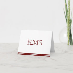 Monogrammkarte