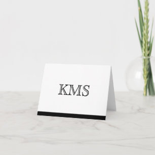 Monogrammkarte