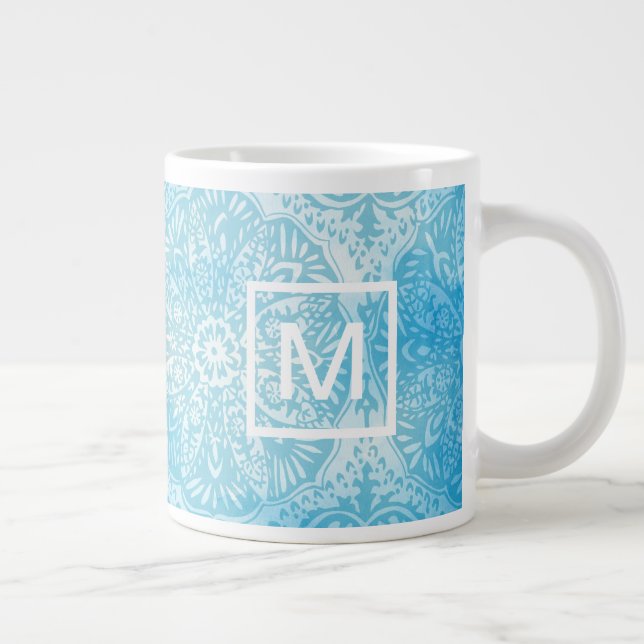 Monogrammm | Ananas Life III Jumbo-Tasse (Rechts)