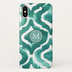 Monogrammm   Aquamarine Motif IV Case-Mate iPhone Hülle