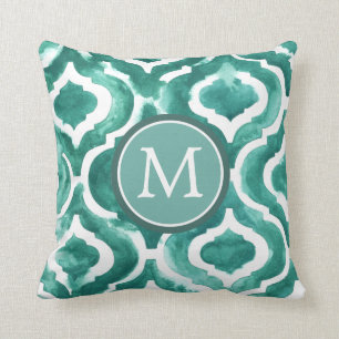 Monogrammm Aquamarine Motif IV Kissen