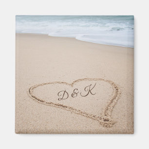 Monogrammm Beach Liebe I Magnet