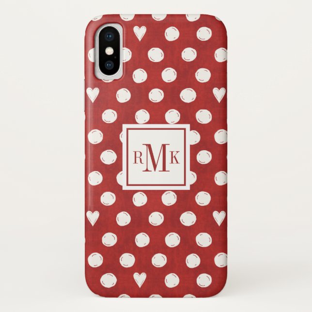 Monogrammm| Betriebsstufe Otomi Case-Mate iPhone Hülle (Rückseite)
