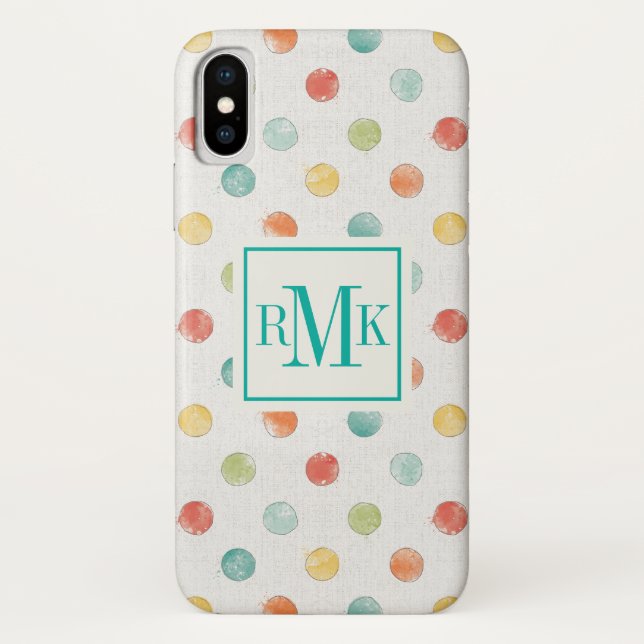 Monogrammm| Denkbarer Schmetterlingsschritt Case-Mate iPhone Hülle (Rückseite)