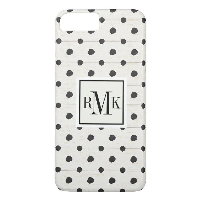Monogrammm| Einfache Zeichen Schritt drei Case-Mate iPhone Hülle (Rückseite)