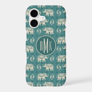 Monogrammm| Elefantes Aquamarines Caravanmuster
