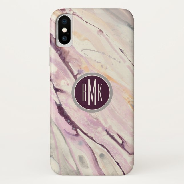 Monogrammm| Fang I Case-Mate iPhone Hülle (Rückseite)