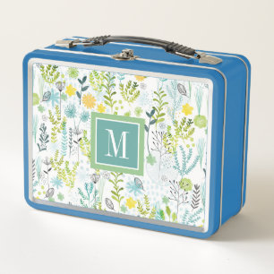 Monogrammm   Freies Muster Metall Lunch Box