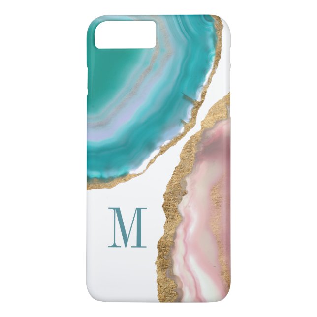 Monogrammm | Gem Stones I Case-Mate iPhone Hülle (Rückseite)