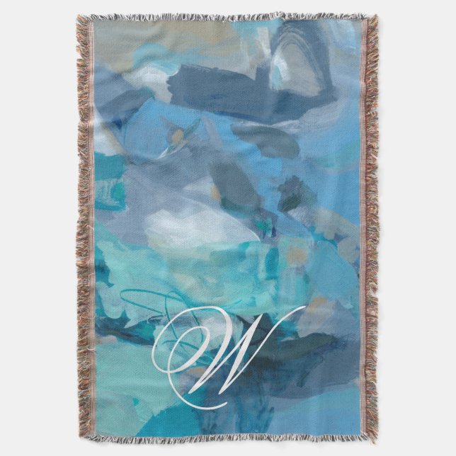 Monogrammm | gequetscht decke (Vorderseite Vertikal)