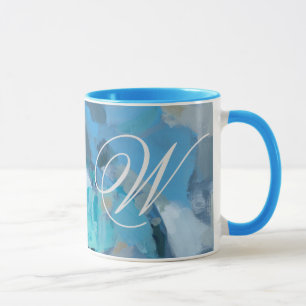 Monogrammm   gequetscht tasse