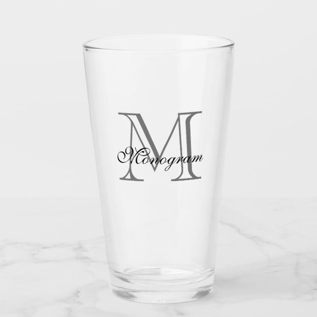 Monogrammm Glas (Vorderseite)