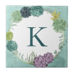Monogrammm | Glück der Pflanze | Happines kaufen P Fliese<br><div class="desc">Genießen Sie dieses frisch kreative, prächtige Typografie-Design auf einem Produkt oder einem Wallart-Stück, um die Welt um Sie herum zu erweitern und zu erweitern. Künstler: Grace Popp</div>