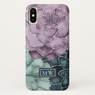 Monogrammm   Glück der Pflanze   Liebe der Ernte Case-Mate iPhone Hülle