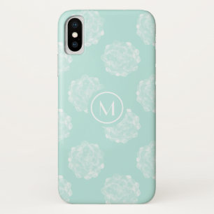 Monogrammm   Glück der Pflanze   Pastel Succulent  Case-Mate iPhone Hülle