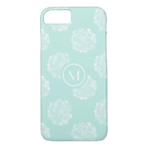 Monogrammm   Glück der Pflanze   Pastel Succulent  Case-Mate iPhone Hülle