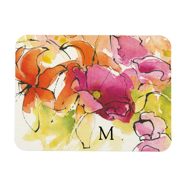 Monogrammm | Mitte Juli Magnet (Horizontal)