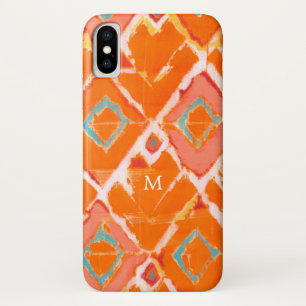 Monogrammm   Orange Tribal II Case-Mate iPhone Hülle
