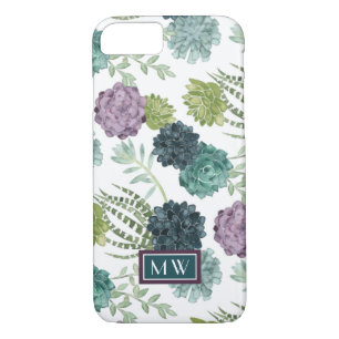 Monogrammm   Pflanze Happy Collection Succulent Pa Case-Mate iPhone Hülle