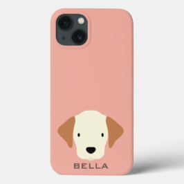 Monogrammm. Pups Regel! Niedlicher Hund. Case-Mate iPhone Hülle