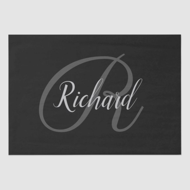 Monogrammm Seidenpapier (Vorderseite)