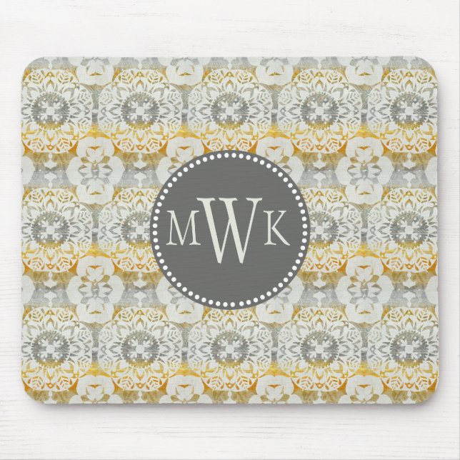 Monogrammm | Tapestry Rosette II Mousepad (Vorne)