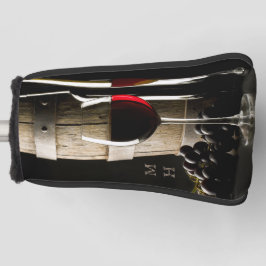 Monogrammputterabdeckung des Wein-Liebhabers Golf Headcover