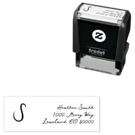 Monogrammschrift Permastempel