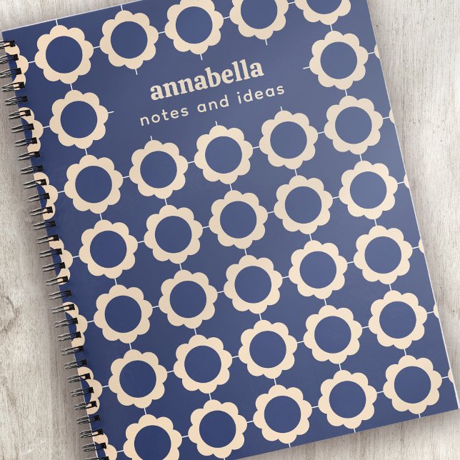 Monographie des modernen Blumenmusters Mitte des J Notizbuch (Von Creator hochgeladen)