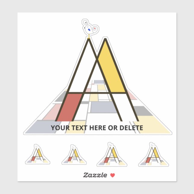 Monographie des Sublime Neoplasticismus Art. Buchs Aufkleber (Blatt)