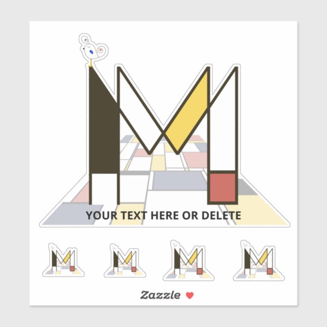 Monographie des Sublime Neoplasticismus Art. Buchs Aufkleber (Blatt)
