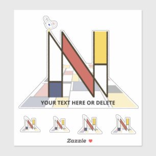 Monographie des Sublime Neoplasticismus Art. Buchs Aufkleber