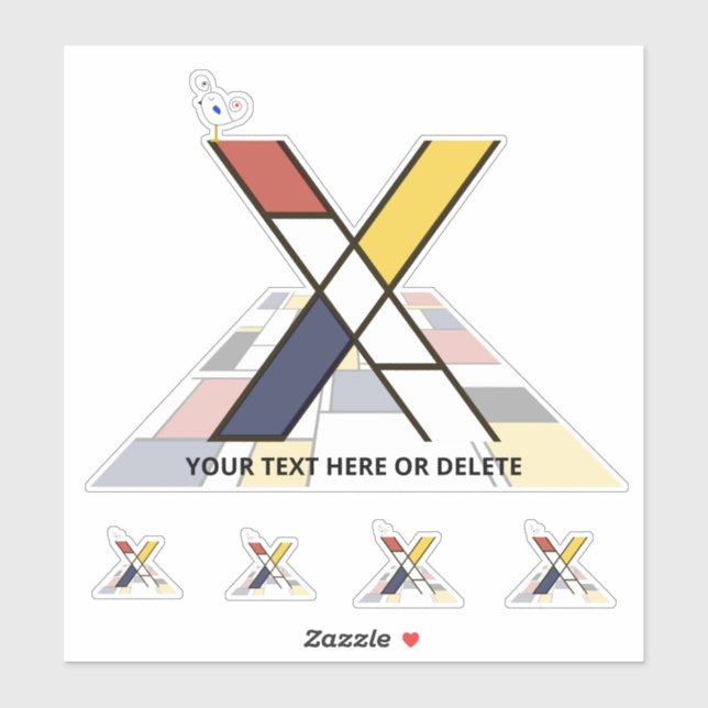 Monographie des Sublime Neoplasticismus Art. Buchs Aufkleber (Blatt)