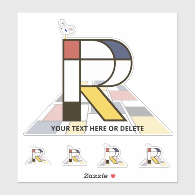 Monographie des Sublime Neoplasticismus Art. Buchs Aufkleber (Blatt)