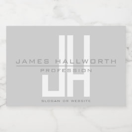 Monographie | Grau Lebensmitteletikett