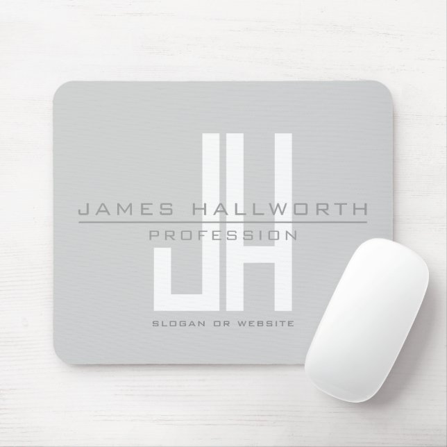 Monographie | Grau Mousepad (Mit Mouse)