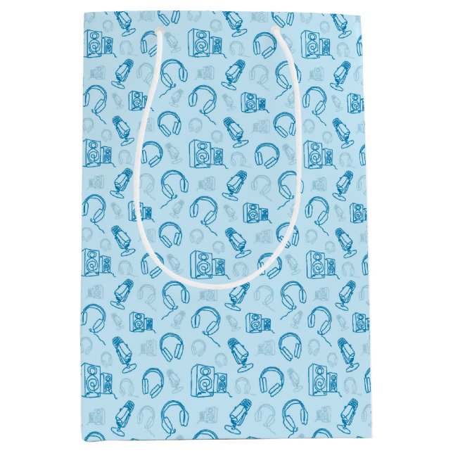 Monoline-Audiogeräte Mittlere Geschenktüte (Vorderseite)