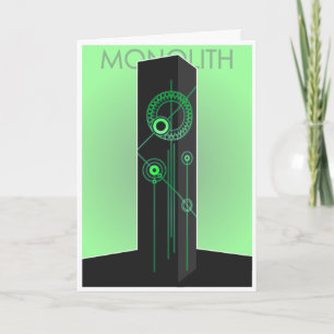 Monolith - Anbetungs-alte Götter Feiertagskarte