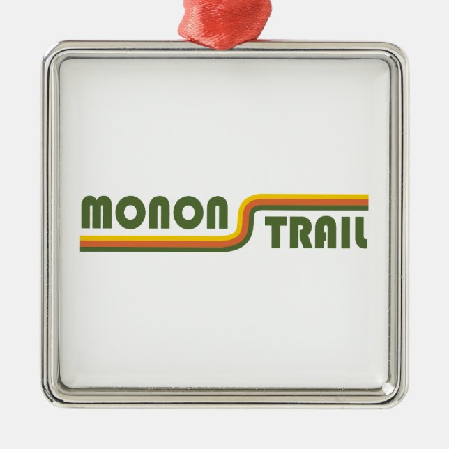 Monon Trail Indiana Ornament Aus Metall (Vorne)