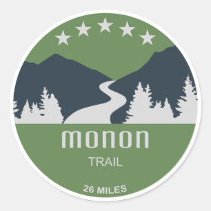 Monon Trail Runder Aufkleber
