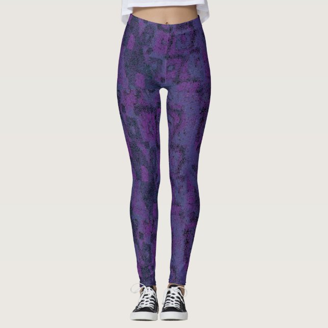 Monopoly Lila Leggings (Vorderseite)