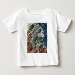 Monoprint Women and Crow (Raven) Baby T-shirt