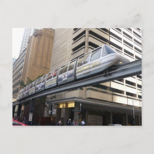 Monorail Sydney Postkarte