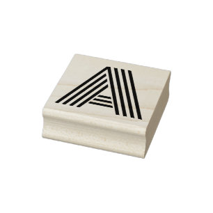 Monoton Letter A Rubber Briefmarke Gummistempel